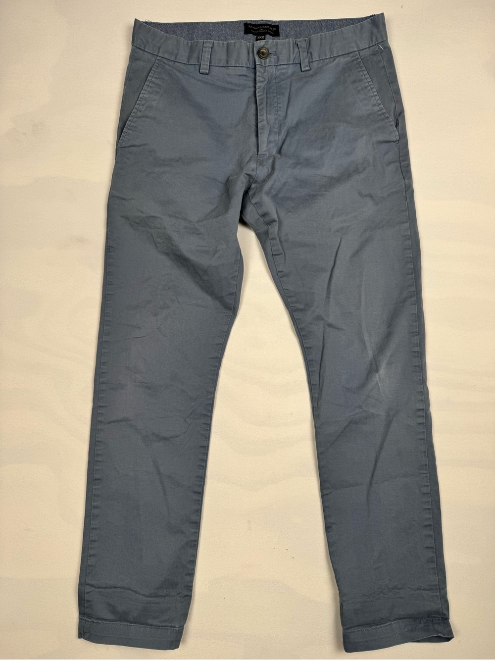 Banana Republic Fulton Skinny Chino Blue/Gray Men’s 31X30